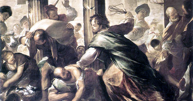 Luca Giordano (1632-1705), "Christ Cleansing the Temple", Bob Jones University Museum & Gallery Luca Giordano (1632-1705), "Christ Cleansing the Temple", Bob Jones University Museum & Gallery