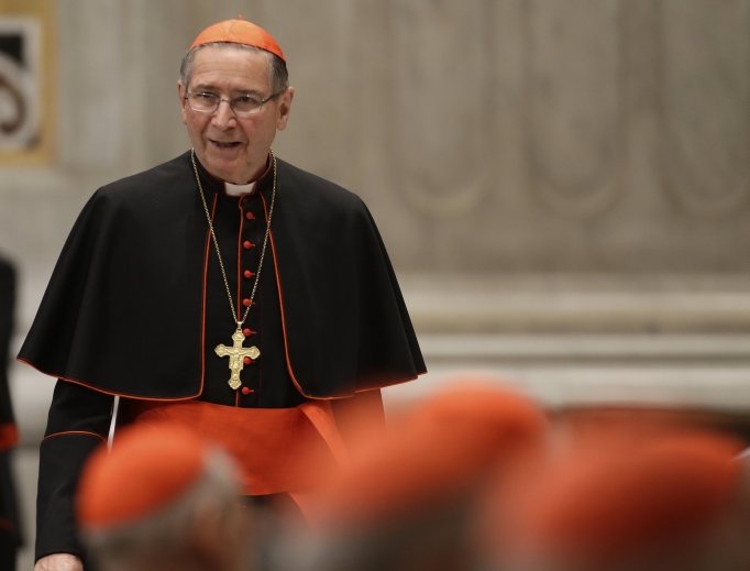 Cardinal Roger Mahony arrives for a vespers celebration in St. Peter's Basilica at the Vatican March 6, 2013. Cardinal Roger Mahony arrives for a vespers celebration in St. Peter's Basilica at the Vatican March 6, 2013.