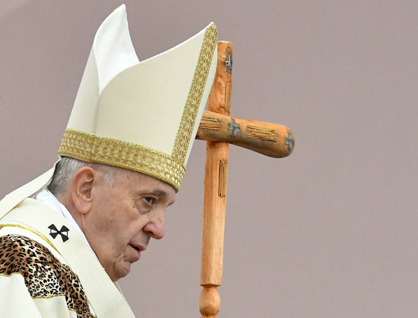 Pope Francis offers Mass at Zimpeto Stadium in Maputo, Mozambique, Sept. 6, 2019 Pope Francis offers Mass at Zimpeto Stadium in Maputo, Mozambique, Sept. 6, 2019