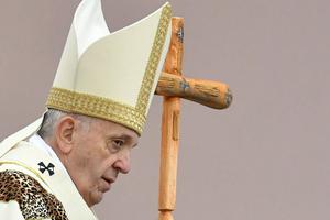 Pope Francis offers Mass at Zimpeto Stadium in Maputo, Mozambique, Sept. 6, 2019 Pope Francis offers Mass at Zimpeto Stadium in Maputo, Mozambique, Sept. 6, 2019