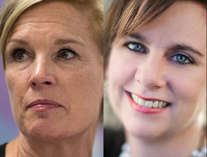 Cecile Richards of Planned Parenthood and Marjorie Dannenfelser (right) of Susan B. Anthony List Cecile Richards of Planned Parenthood and Marjorie Dannenfelser (right) of Susan B. Anthony List