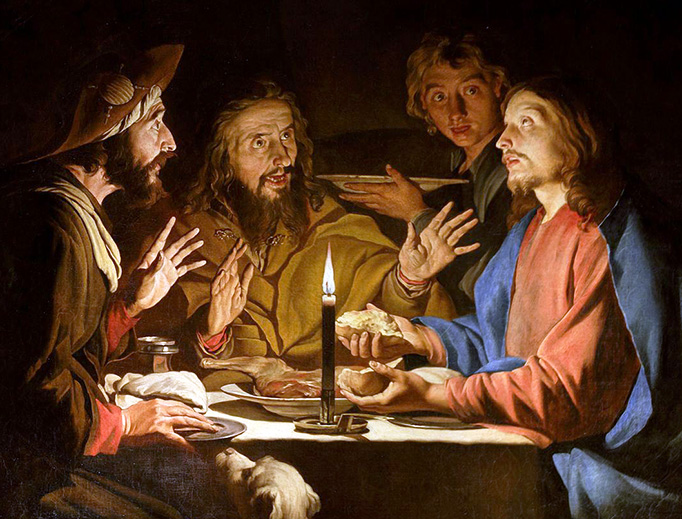 Matthias Stom (fl. 1615-1649), “The Supper at Emmaus” Matthias Stom (fl. 1615-1649), “The Supper at Emmaus”