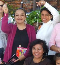 Edyth Triana (top left), with other Latina pro-life activists holding their rosaries in front of the Birmingham Planned Parenthood abortion facility. Edyth Triana (top left), with other Latina pro-life activists holding their rosaries in front of the Birmingham Planned Parenthood abortion facility.