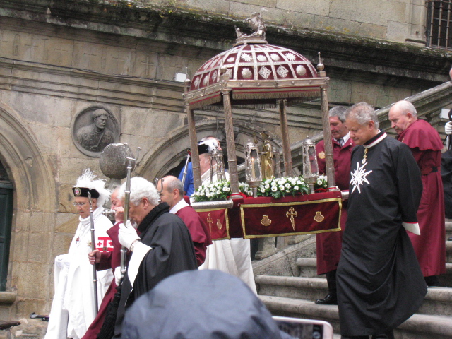 A procession on St. James' feast day, July 25 A procession on St. James' feast day, July 25