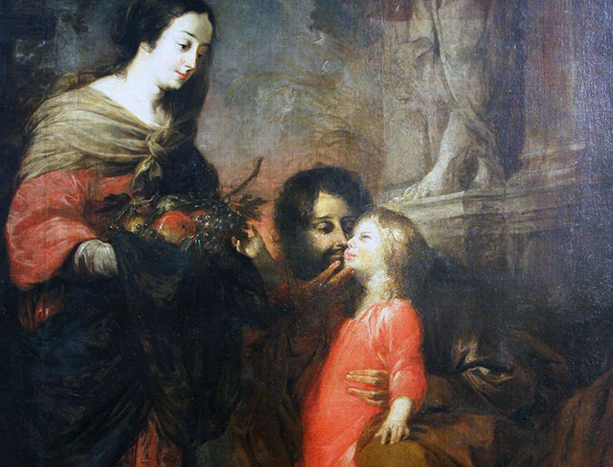 Michael Willman, “The Kiss of Saint Joseph,” c. 1675, from the National Museum in Wroclaw, Poland. Michael Willman, “The Kiss of Saint Joseph,” c. 1675, from the National Museum in Wroclaw, Poland.
