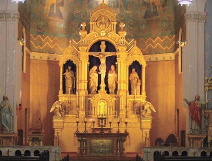 The beauty of Holy Redeemer Church (above and below) in Madison, Wisconsin, and St. Francis de Sales Oratory in St. Louis (below) is highlighted in video tours online. Also a gem online: St. Mary’s Assumption Church of St. Alphonsus Ligouri parish in New Orleans (shown below). The beauty of Holy Redeemer Church (above and below) in Madison, Wisconsin, and St. Francis de Sales Oratory in St. Louis (below) is highlighted in video tours online. Also a gem online: St. Mary’s Assumption Church of St. Alphonsus Ligouri parish in New Orleans (shown below).