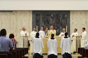 Mass is celebrated at John Vianney College Seminary in Miami. Transitional Deacon Connor Penn says, ‘God’s people deserve priests who are gentle and loving shepherds.’ Mass is celebrated at John Vianney College Seminary in Miami. Transitional Deacon Connor Penn says, ‘God’s people deserve priests who are gentle and loving shepherds.’
