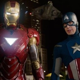 MARVELOUS MARVEL. Six heroes unite, including Iron Man and Captain America, to save the day in The Avengers. MARVELOUS MARVEL. Six heroes unite, including Iron Man and Captain America, to save the day in The Avengers.