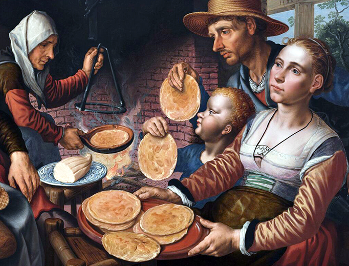 Pieter Aertsen, “The Pancake Bakery”, 1560 Pieter Aertsen, “The Pancake Bakery”, 1560