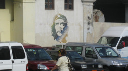 Signs of the revolution, including this image of Che Guevara, still dominate in Cuba, a place where faithful Catholics have held on for the past 50 years. Signs of the revolution, including this image of Che Guevara, still dominate in Cuba, a place where faithful Catholics have held on for the past 50 years.