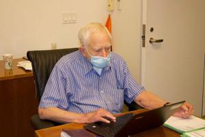 Dr. Thomas Wallace conducts a telemedicine call at the Order of Malta Clinic in Oakland, California. Dr. Thomas Wallace conducts a telemedicine call at the Order of Malta Clinic in Oakland, California.