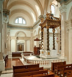 A view of the transept of Our Lady of the Most Holy Trinity Chapel at Thomas Aquinas College in Santa Paula, Calif., courtesy of Duncan Stroik. A view of the transept of Our Lady of the Most Holy Trinity Chapel at Thomas Aquinas College in Santa Paula, Calif., courtesy of Duncan Stroik.