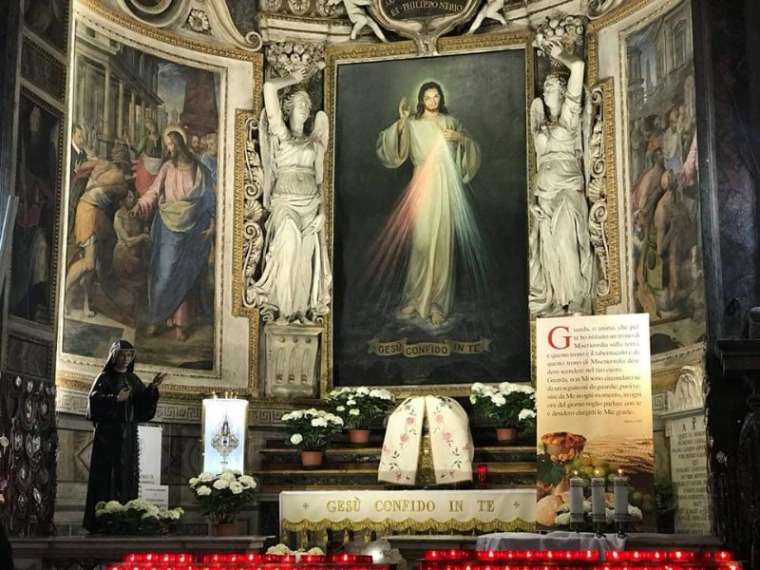 Santo Spirito Church is the Roman headquarters for the Divine Mercy devotion.
Santo Spirito Church is the Roman headquarters for the Divine Mercy devotion.