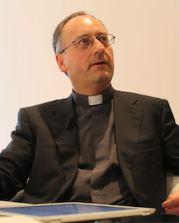 Father Antonio Spadaro discusses La Civilta Cattolica with CNA during an April 2013 interview. Father Antonio Spadaro discusses La Civilta Cattolica with CNA during an April 2013 interview.