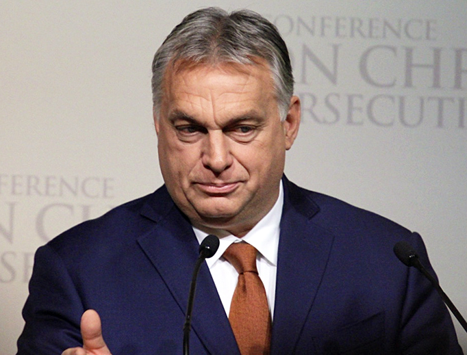 Viktor Orbán, Prime Minister of Hungary since 2010, addresses the Second International Conference on Christian Persecution on Nov. 26 in Hungary. Viktor Orbán, Prime Minister of Hungary since 2010, addresses the Second International Conference on Christian Persecution on Nov. 26 in Hungary.