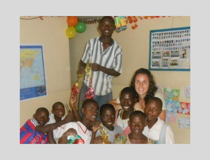 Krista Keil is shown during her time of missionary work in Africa. Krista Keil is shown during her time of missionary work in Africa.