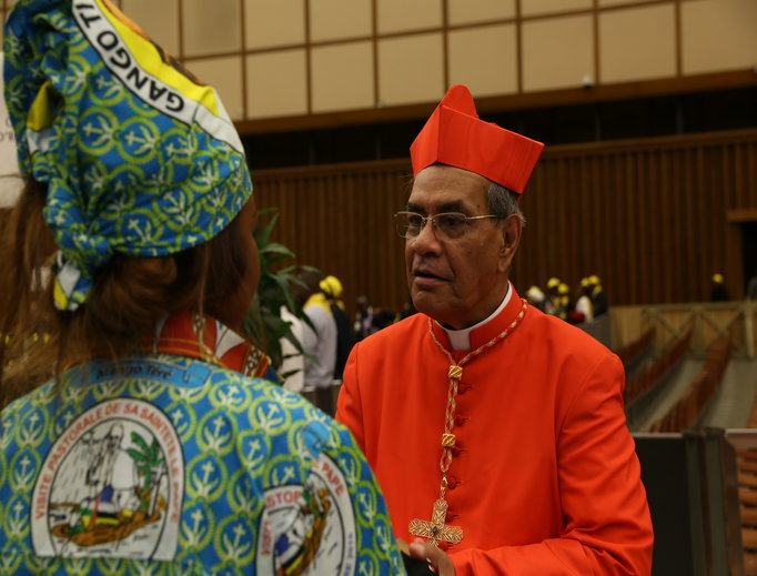 Cardinal Patrick D’Rozario on Nov. 19, the day he received his red hat. Cardinal Patrick D’Rozario on Nov. 19, the day he received his red hat.