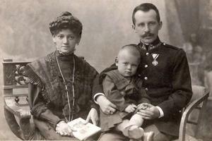 St. John Paul II as a small child with his parents, Karol and Emilia. St. John Paul II as a small child with his parents, Karol and Emilia.
