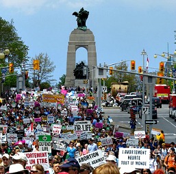 March for Life 2013 in Ottawa, Canada. March for Life 2013 in Ottawa, Canada.