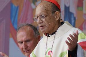 Cardinal Oswald Gracias of Bombay celebrates Mass in Dublin Aug. 22, 2018 for the World Meeting of Families. Cardinal Oswald Gracias of Bombay celebrates Mass in Dublin Aug. 22, 2018 for the World Meeting of Families.