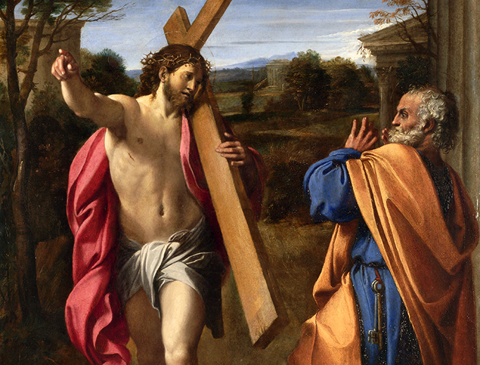 Annibale Carracci, “Domine Quo Vadis,” 1602 Annibale Carracci, “Domine Quo Vadis,” 1602