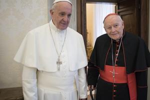 Pope Francis meets with Cardinal Theodore McCarrick July 23. Pope Francis meets with Cardinal Theodore McCarrick July 23.