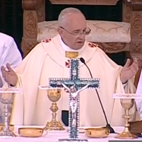 Pope Francis celebrates Mass May 24 in Amman, Jordan. Pope Francis celebrates Mass May 24 in Amman, Jordan.