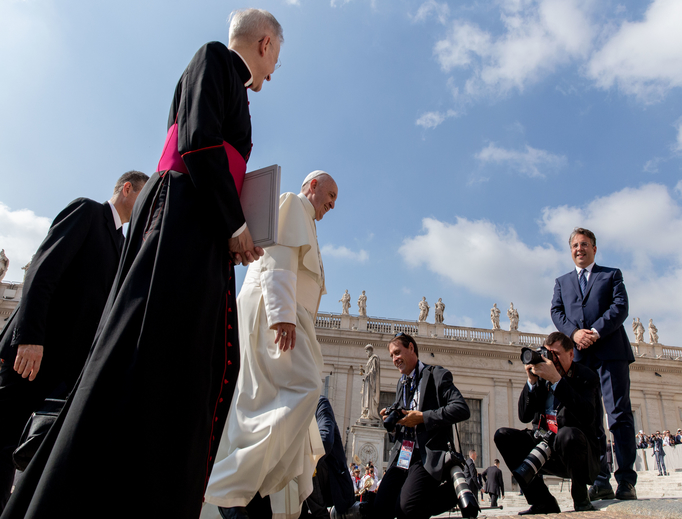 Pope Francis in St. Peter's Square for his General Audience, June 5, 2019. Pope Francis in St. Peter's Square for his General Audience, June 5, 2019.