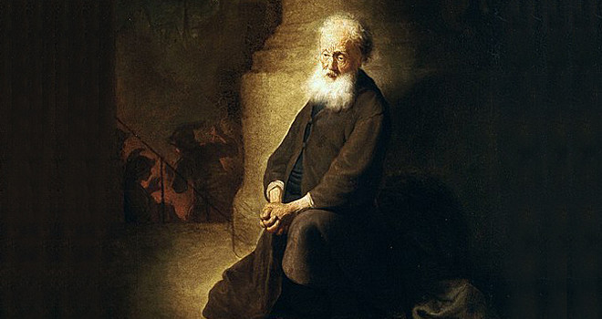 A Repentant St Peter by Rembrandt A Repentant St Peter by Rembrandt