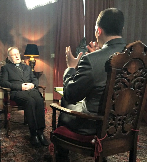 Raymond Arroyo interviews Cardinal Walter Kasper on 'The World Over.' Raymond Arroyo interviews Cardinal Walter Kasper on 'The World Over.'