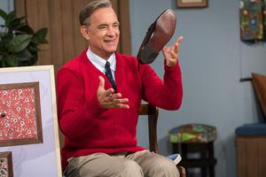 Tom Hanks portrays Fred Rogers. Tom Hanks portrays Fred Rogers.