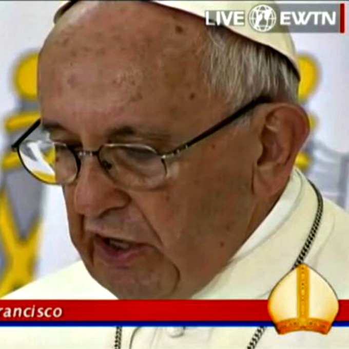 Pope Francis speaks in Armenia on June 24. Pope Francis speaks in Armenia on June 24.