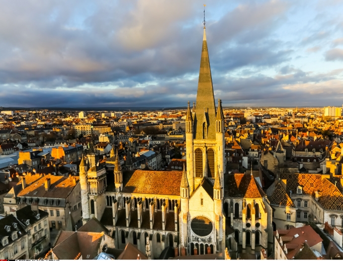 The Church of Notre Dame, a Gothic architectural masterpiece of the 13th century, in Dijon, France, was vandalized earlier this year, part of a disturbing, growing trend. The Church of Notre Dame, a Gothic architectural masterpiece of the 13th century, in Dijon, France, was vandalized earlier this year, part of a disturbing, growing trend.