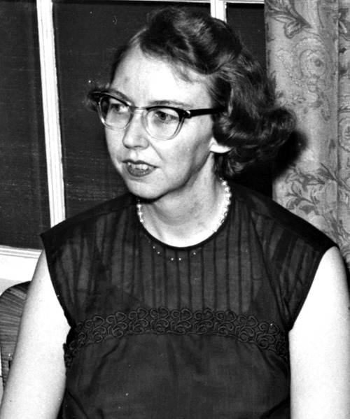 Flannery O'Connor is seen in an undated photo. Flannery O'Connor is seen in an undated photo.