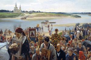 Illarion Pryanishnikov, “Easter Procession”, 1893 Illarion Pryanishnikov, “Easter Procession”, 1893