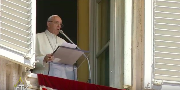 Pope Francis announcing next month's consistory after reciting the Regina Caeli prayer, May 21, 2017. Pope Francis announcing next month's consistory after reciting the Regina Caeli prayer, May 21, 2017.