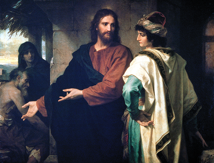 Heinrich Hofmann (1824–1911), “Christ and the Rich Young Man” Heinrich Hofmann (1824–1911), “Christ and the Rich Young Man”
