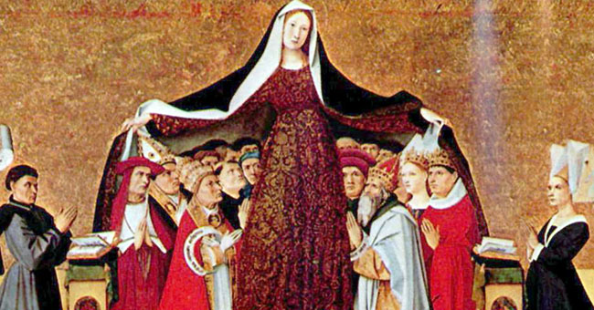 Enguerrand Quarton (1410-1466), “The Virgin of Mercy” Enguerrand Quarton (1410-1466), “The Virgin of Mercy”