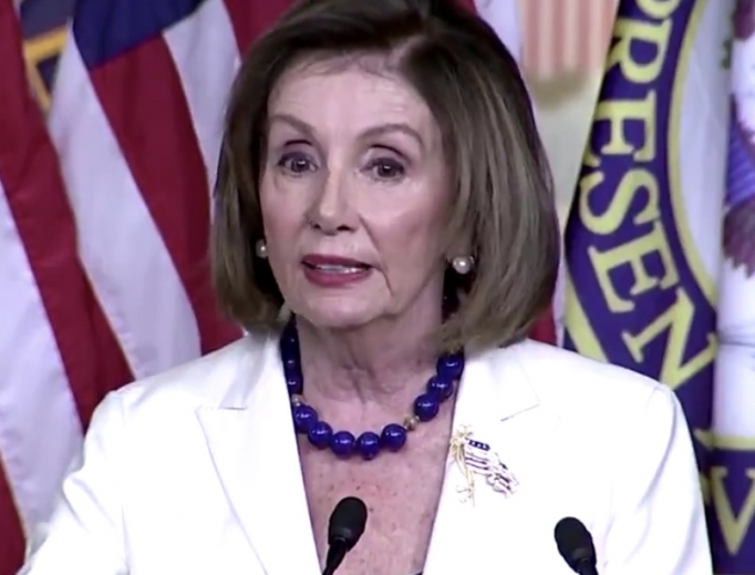 Speaker Nancy Pelosi during a press conference, December 5, 2019. Speaker Nancy Pelosi during a press conference, December 5, 2019.