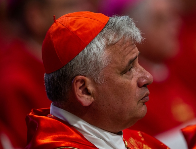 His Eminence Konrad Krajewski, Cardinal Almoner of His Holiness and Almoner of His Holiness during the Solemnity of Saints Peter and Paul in St. Peter's Basilica in Vatican City, June 29, 2019. His Eminence Konrad Krajewski, Cardinal Almoner of His Holiness and Almoner of His Holiness during the Solemnity of Saints Peter and Paul in St. Peter's Basilica in Vatican City, June 29, 2019.