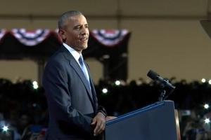 President Barack Obama delivers his farewell address on Jan. 10. President Barack Obama delivers his farewell address on Jan. 10.