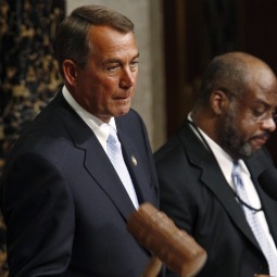 Incoming U.S. House Speaker John Boehner uses the gavel during the first votes of the 112th U.S Congress on Capitol Hill in Washington Jan. 5. The Catholic Republican representative from Ohio took the helm from California Democrat Nancy Pelosi, also a Catholic. Incoming U.S. House Speaker John Boehner uses the gavel during the first votes of the 112th U.S Congress on Capitol Hill in Washington Jan. 5. The Catholic Republican representative from Ohio took the helm from California Democrat Nancy Pelosi, also a Catholic.