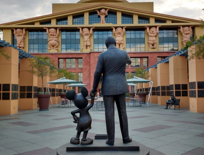 CEO Bob Iger, of Disney, whose The Partners Statue, depicting Walt Disney and Mickey Mouse, is seen in front of the Seven Dwarfs Building (aka ‘Team Disney Building’) on the Walt Disney Studios lot in Burbank, California, told Reuters: ‘Many people who work for us will not want to work there. We will have to heed their wishes.’ CEO Bob Iger, of Disney, whose The Partners Statue, depicting Walt Disney and Mickey Mouse, is seen in front of the Seven Dwarfs Building (aka ‘Team Disney Building’) on the Walt Disney Studios lot in Burbank, California, told Reuters: ‘Many people who work for us will not want to work there. We will have to heed their wishes.’