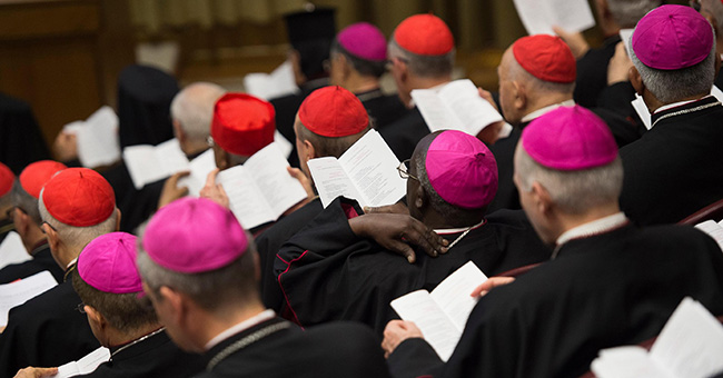 The First General Congregation of the Assembly of the Synod of Bishops in Vatican City with Pope Francis on October 5, 2015. © L'Osservatore Romano The First General Congregation of the Assembly of the Synod of Bishops in Vatican City with Pope Francis on October 5, 2015. © L'Osservatore Romano