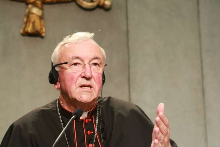 Cardinal Vincent Nichols of Westminster, England, at a Vatican news conference in 2015. Cardinal Vincent Nichols of Westminster, England, at a Vatican news conference in 2015.