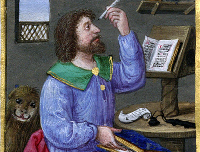 Anonymous, “Evangelist With Lion,” 1524 Anonymous, “Evangelist With Lion,” 1524