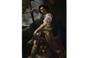 Artemisia Gentileschi's David and Goliath (c. 1630-49), after treatment by Simon Gillespie Studio. Artemisia Gentileschi's David and Goliath (c. 1630-49), after treatment by Simon Gillespie Studio.