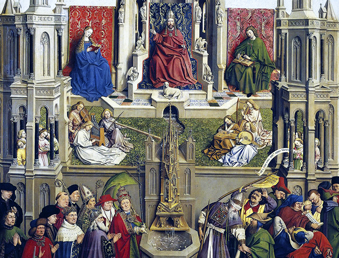 Workshop of Jan van Eyck, “The Fountain of Life,” c. 1445 Workshop of Jan van Eyck, “The Fountain of Life,” c. 1445