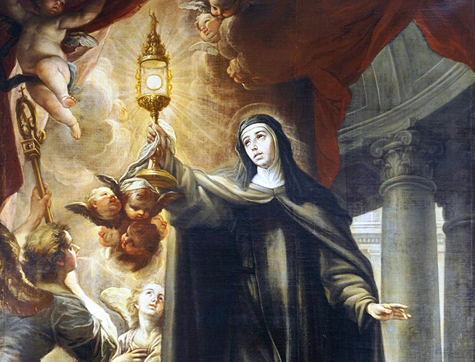 Isidoro Arredondo, “St. Clare and the Holy Eucharist”, 1693 Isidoro Arredondo, “St. Clare and the Holy Eucharist”, 1693