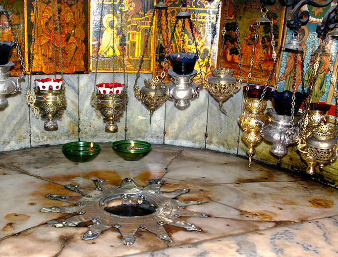 The Grotto of the Nativity in Bethlehem marks the site of Our Lord’s birth The Grotto of the Nativity in Bethlehem marks the site of Our Lord’s birth